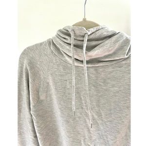 XS Gilligan & O’Malley Grey Double Drawstring Sweatshirt
